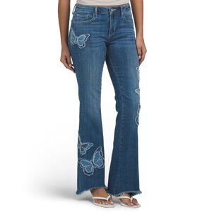 DRIFTWOOD JEANS Denim Eva X Butterfly Patchwork Jeans